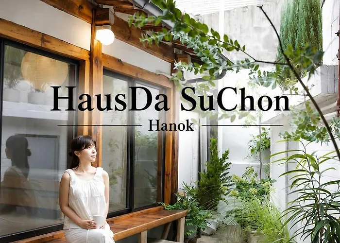 Hausda Suchon Private Yard Hanok 2minstation 2br 5guests 3beds Sofabed 8table Tatil Evi